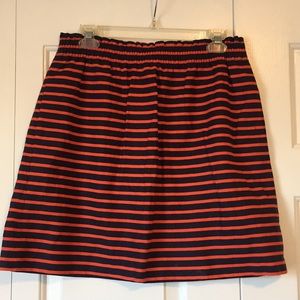 J.crew paper bag skirt striped 10